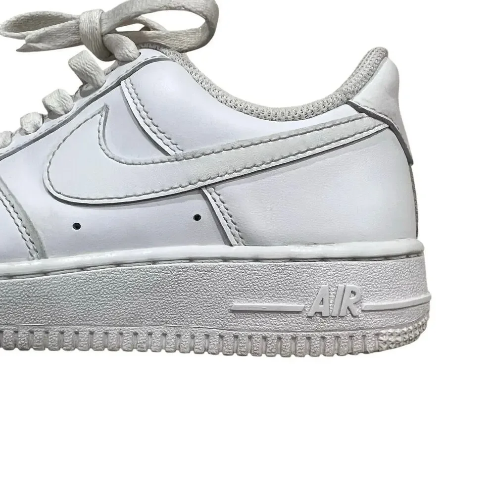 Nike Air‎ Force 1 Triple White DD8959-100 Womans US 7 EU 38 Leather Sneaker Shoe